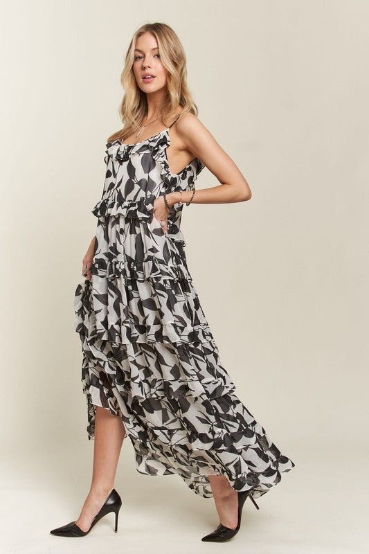 The Cunning Charm: Ruffled Cami Dress